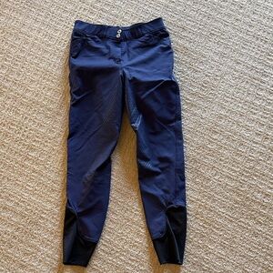 Dover Dalton Full seat Navy breeches with Grip Panels